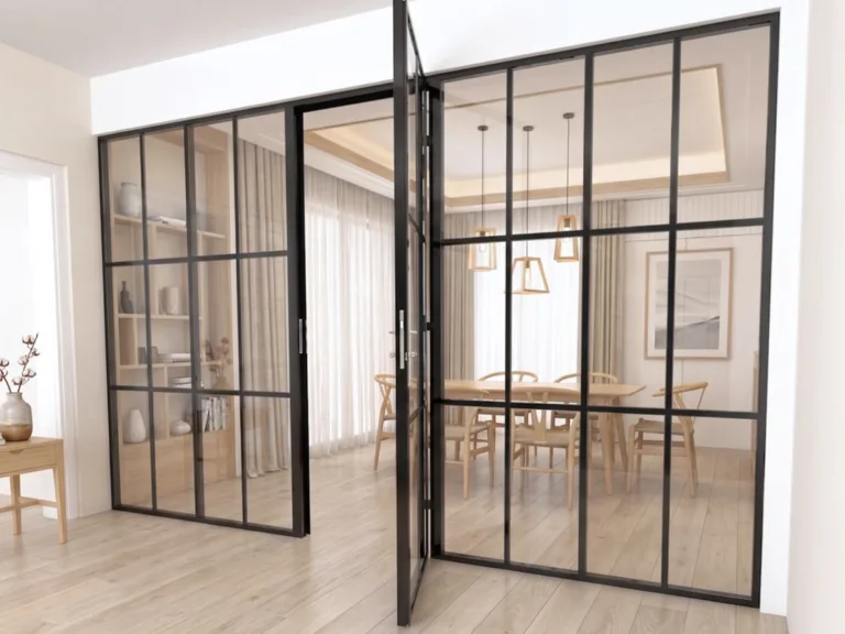 expodul uterum industrivägg med enkel gångdörr