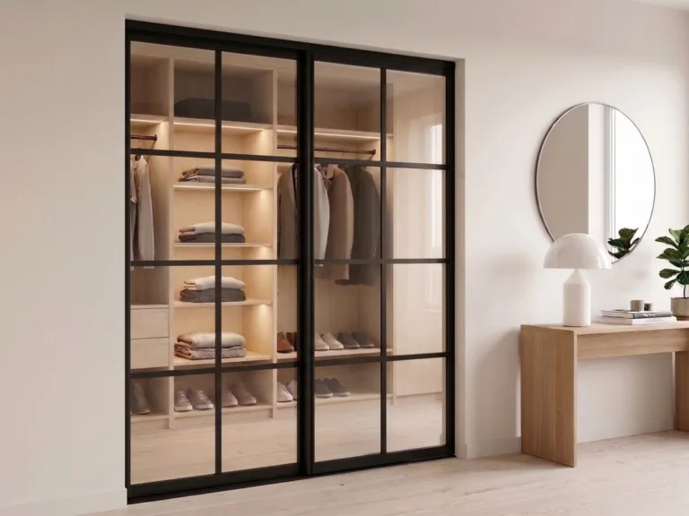 Industrivägg, skjutdörrar 2-del