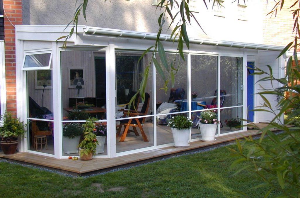 uterum pulpettak limträstomme inglasning