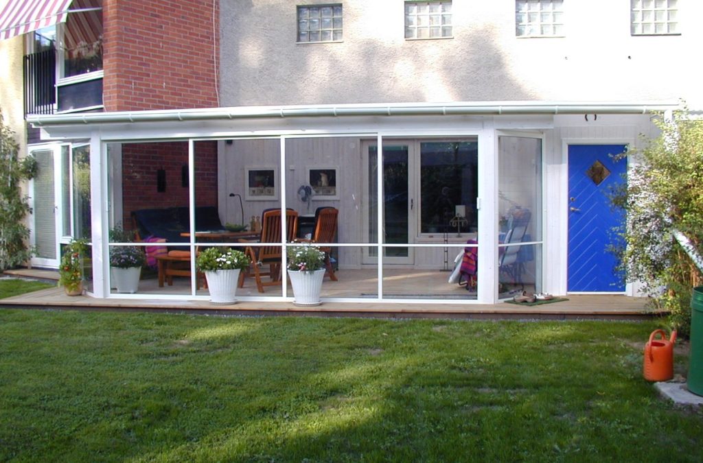 uterum pulpettak limträstomme inglasning