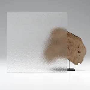 förklarande bild av glastyp ornament chinchilla för pvc fasadparti
